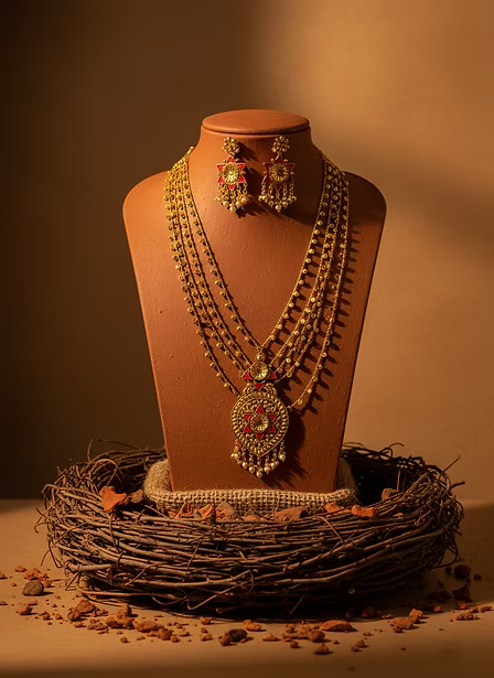 Rani Haar Multi-Layered Necklace Set