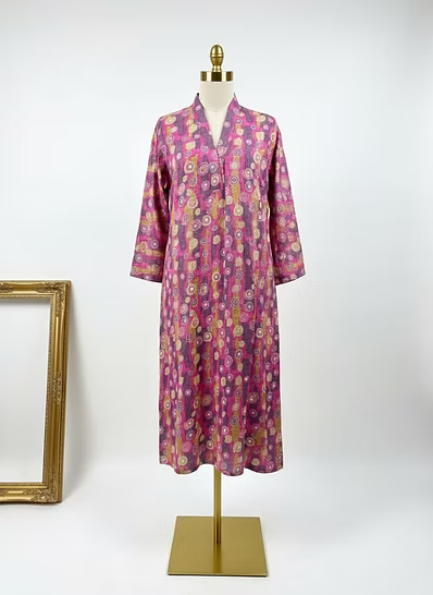 Rosewood Printed A-Line Kurta