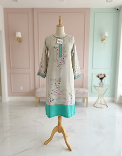Jade Bloom Straight Kurta