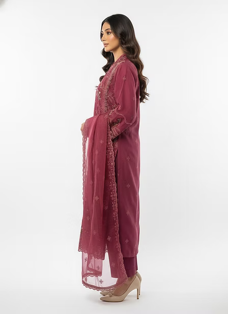 Rosewood Luxe Embroidered Three-Piece