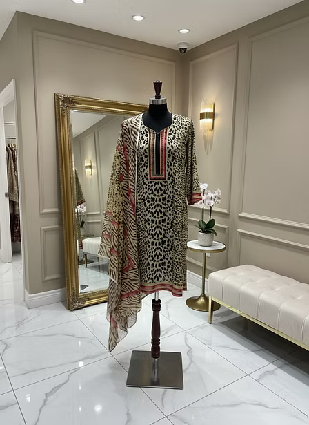 Wild Safari Cotton Kurta Set SKU