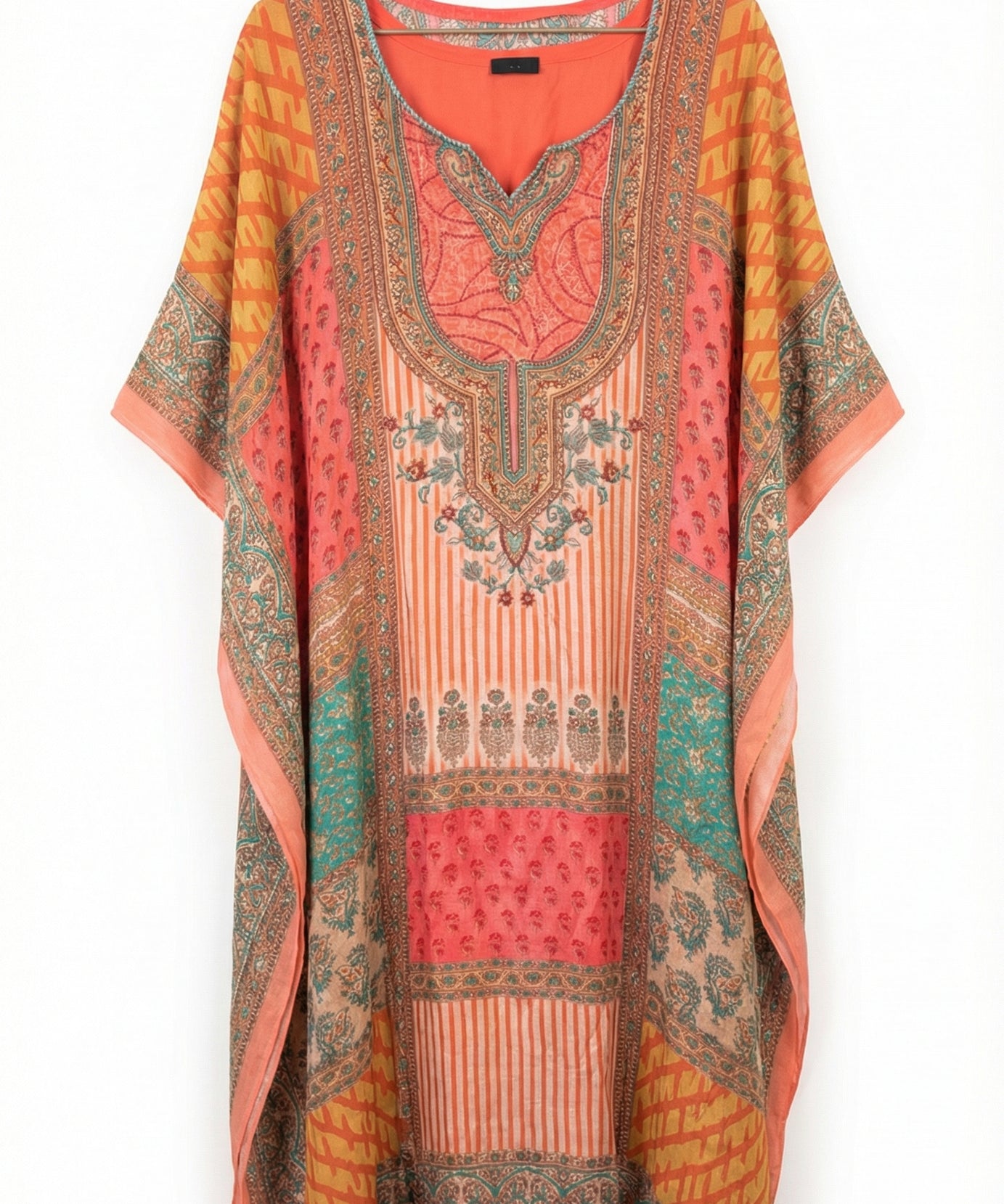 Mughal Garden Multiprint Kaftan