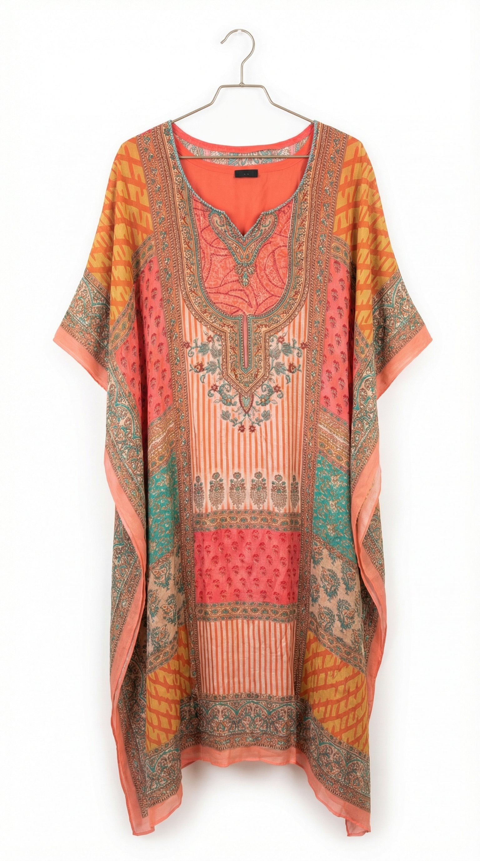 Mughal Garden Multiprint Kaftan