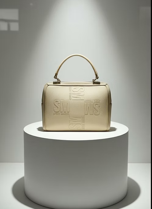 Classic Cream Structured Handbag