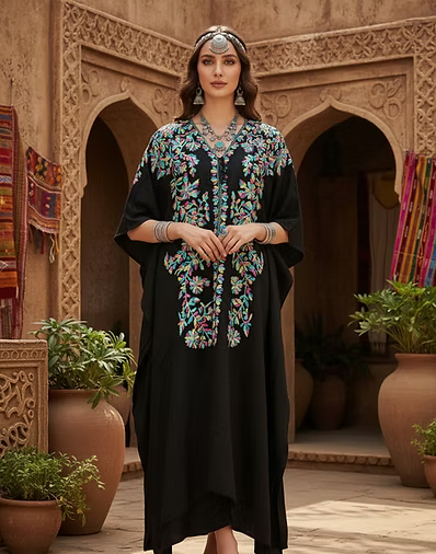 The Embroidered Moroccan Kaftan