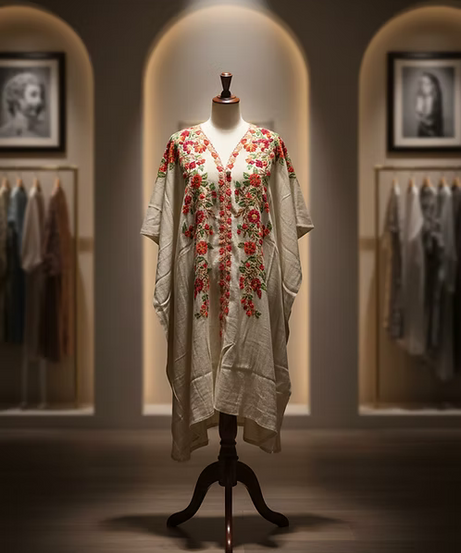The Kashmiri Bloom Kaftan