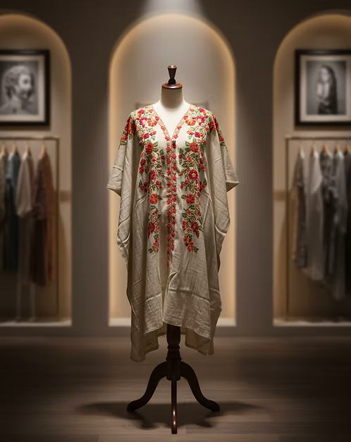 The Kashmiri Bloom Kaftan